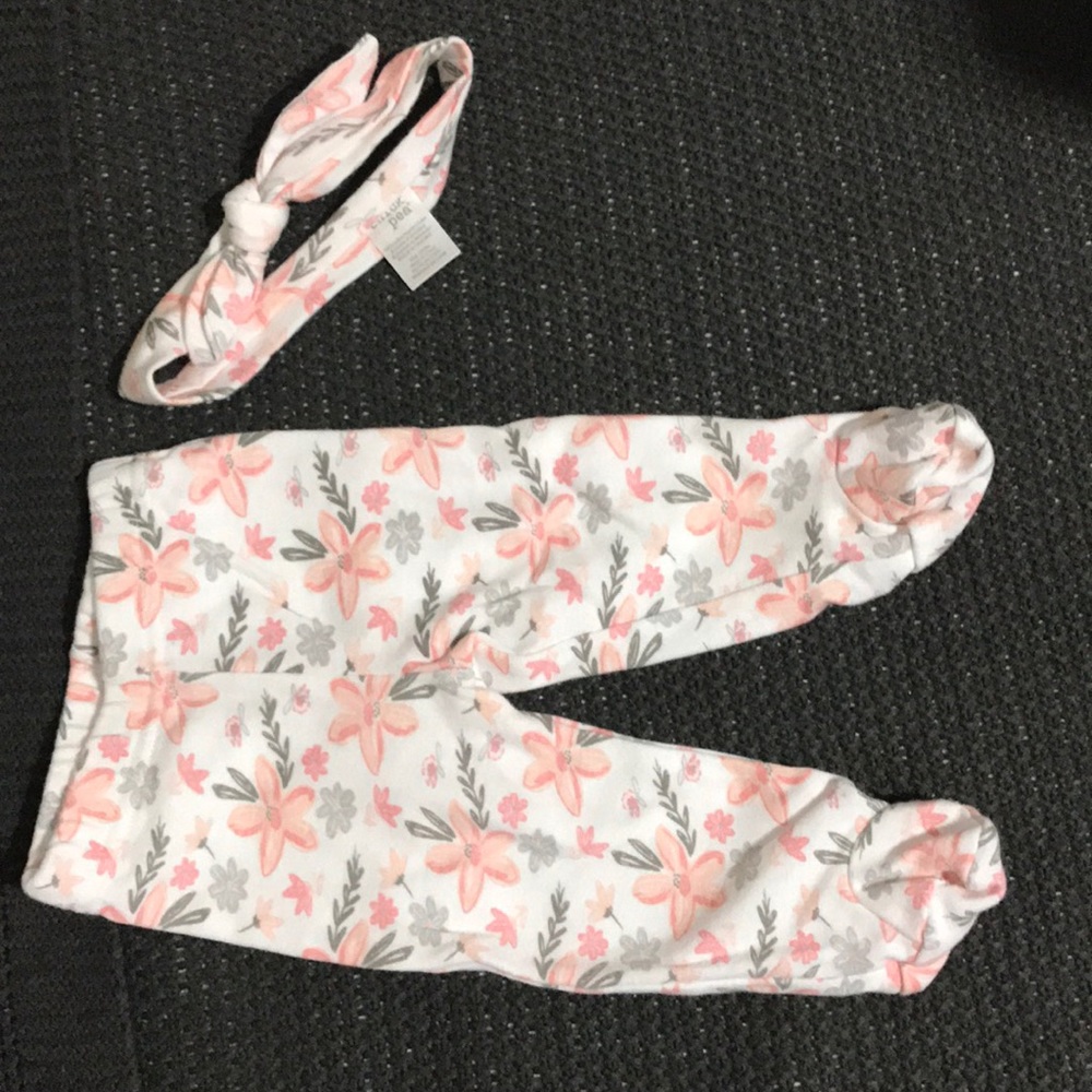 Baby girl flower pants